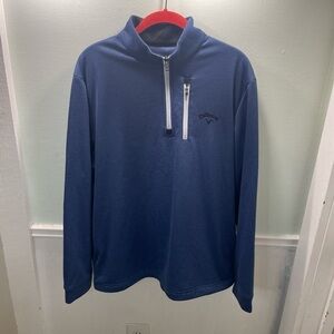 Callaway Navy Quarter-Zip Jacket